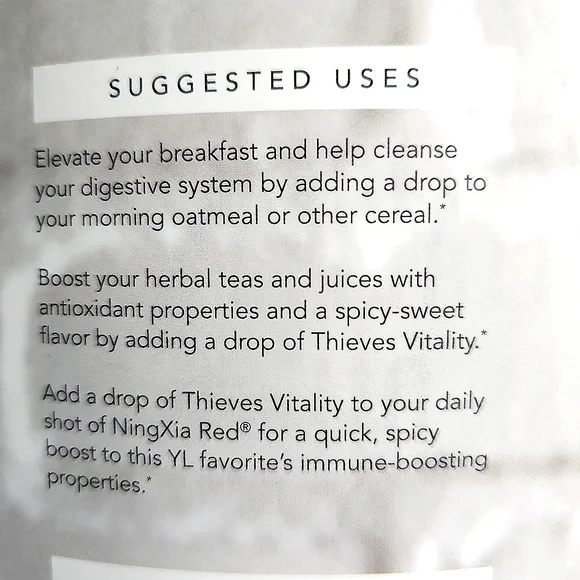 Thieves Vitality 5ml Essential Oil Sealed Nwt - Picture 3 of 7